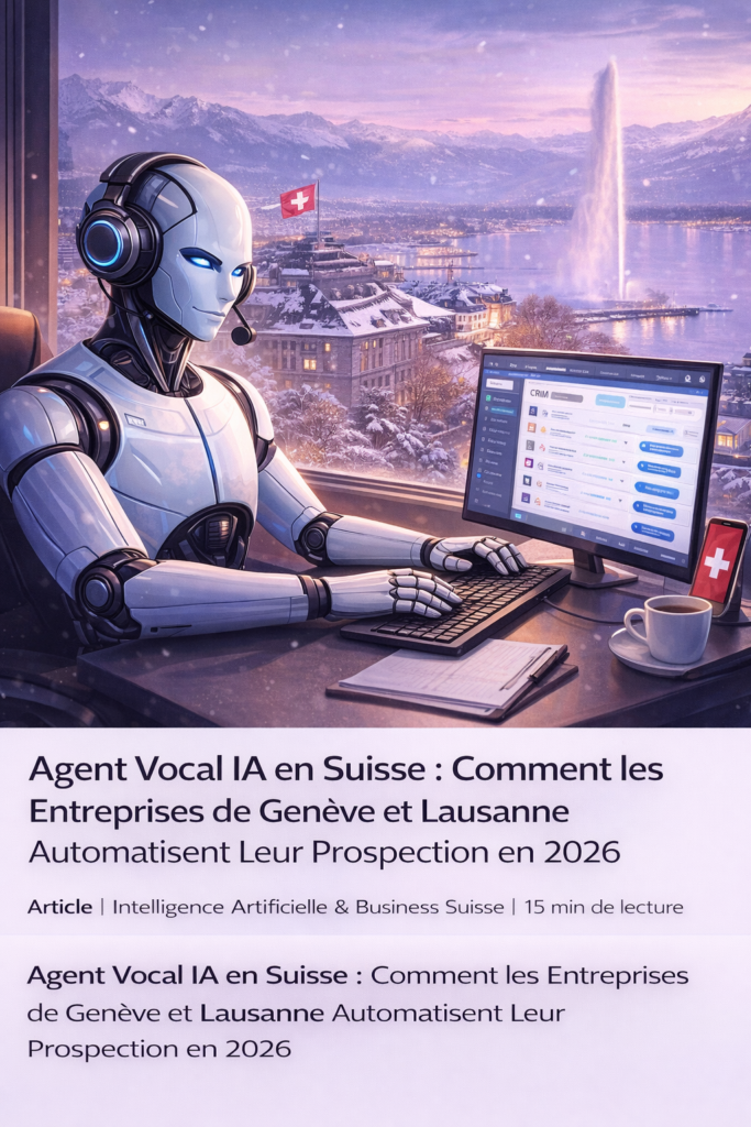 Agent Vocal IA en Suisse : Comment les Entreprises de Genève et Lausanne Automatisent Leur Prospection en 2026